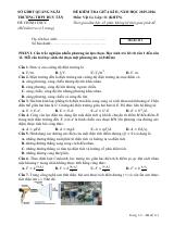Đề thi Giữa kì 2 Vật lí 11 năm 2025-2026 trường THPT Duy Tân (Quảng Ngãi)